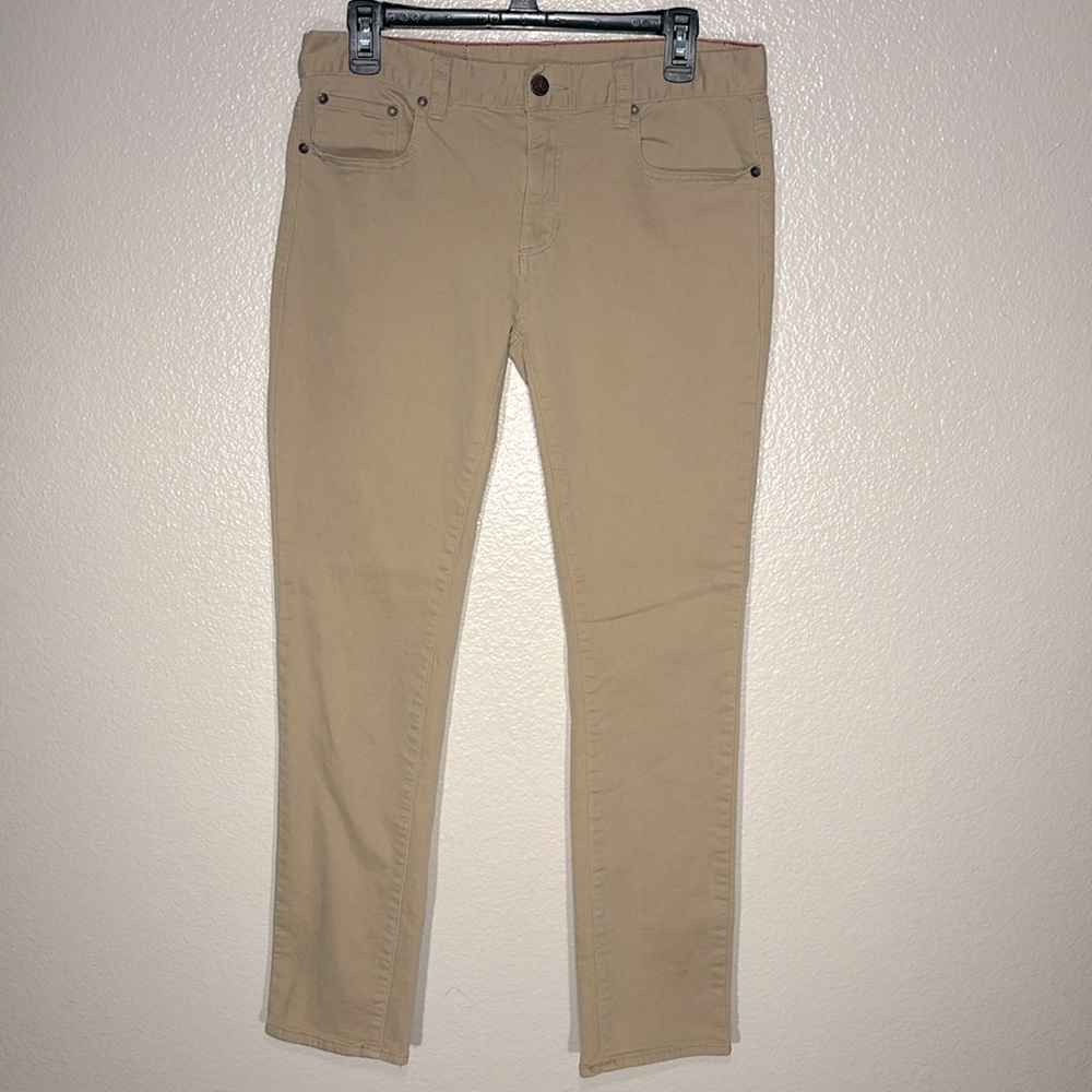 EUC Active Ride Shop Twenty Four Denim Khaki Active Pants Size 32 Slim Fit